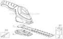 Page A Diagram and Parts List for GSN32 Type 1 Black and Decker Nibbler & Shears